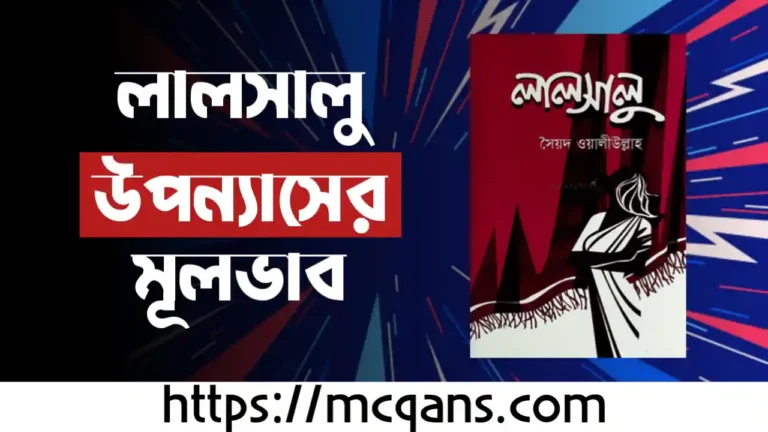 লালসালু উপন্যাসের মূলভাব জেনে নাও (সহজ ভাষায়)